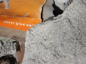 Überreste des Hurrikanes Wilma an der mexikanischen Karibikküste